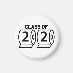 Klasse 2020 Toilettenpapier lustiges Abschluss Ges Magnet