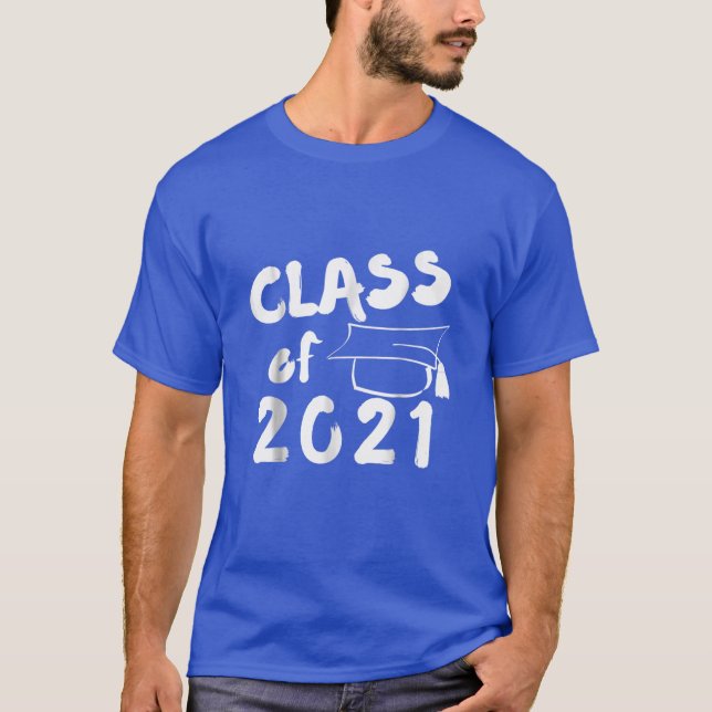 Klasse 2021 Abschluss-Geschenk T-Shirt (Vorderseite)