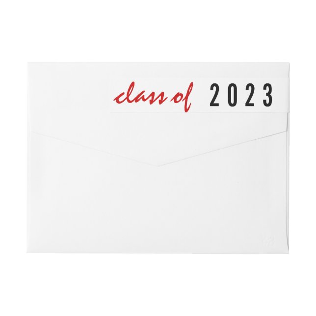 Klasse 2021 Abschluss handschriftlich rot, schwarz (Rückseite)