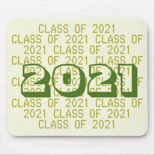Klasse 2021 Beige Mousepad von Janz