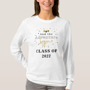 Klasse 2022 Abitur und das Abenteuer beginnt T-Shirt