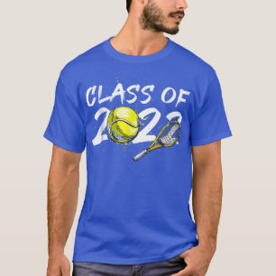 Klasse 2022 Abschluss Senior Tennis Player Geschen T-Shirt