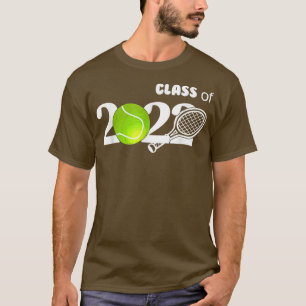 Klasse 2022 Abschluss Senior Tennis Player Geschen T-Shirt