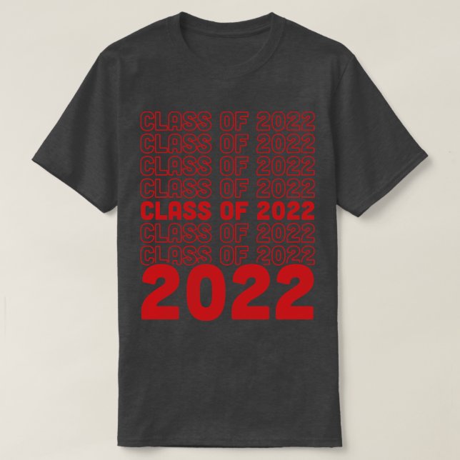 Klasse 2022 Absolvent Senior Grad Danke Bag R T-Shirt (Design vorne)