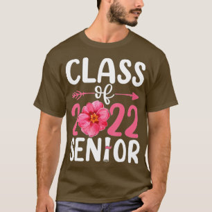 Klasse 2022: Hochrangige Blüten, Mädchenschulbildu T-Shirt