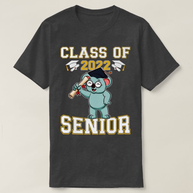 Klasse 2022 Hoher Graduate Funny Abschluss T-Shirt (Design vorne)