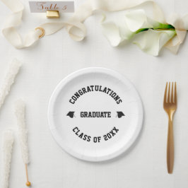 Klasse 2022 individuelle Name Abschluss Jahr Pappteller