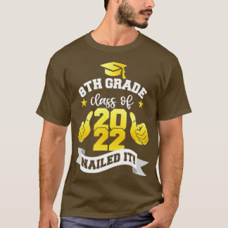 Klasse 2022 nagelte it , Boy Girl Gradu T-Shirt