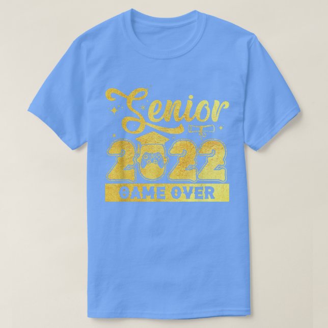 Klasse 2022: Videospiel über Schule  T-Shirt (Design vorne)