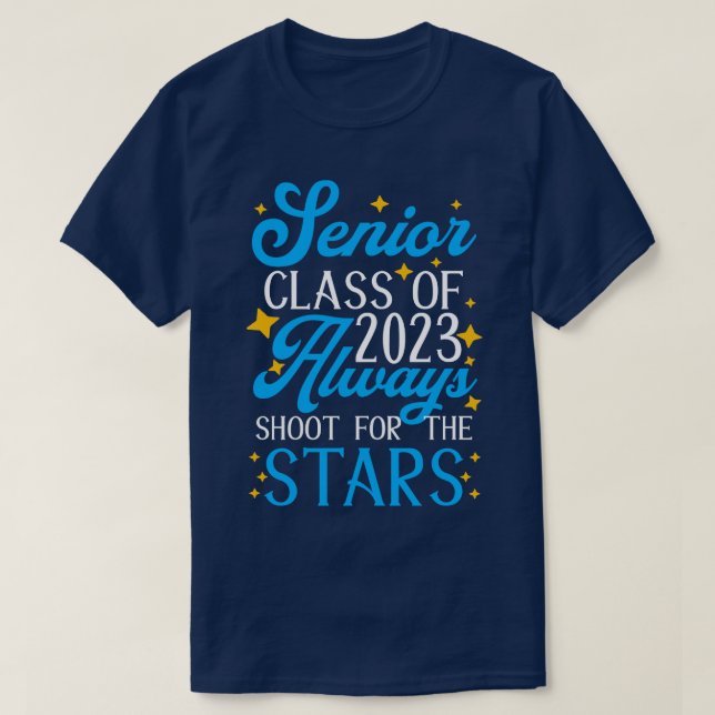 Klasse 2023 2023 Absolvent T-Shirt (Design vorne)