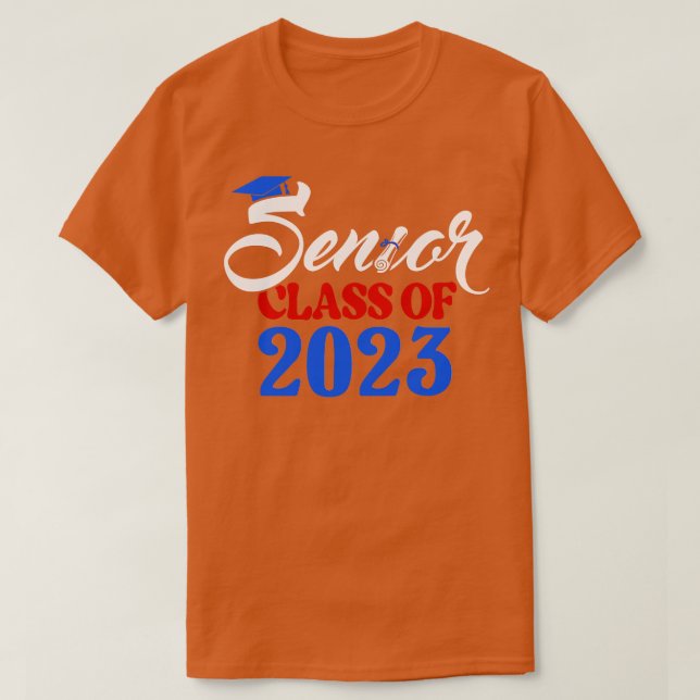 Klasse 2023: 2023 Grad 4 T-Shirt (Design vorne)