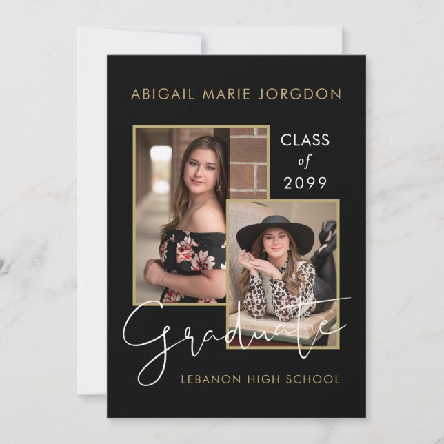 Klasse 2023 Fotos Abschluss Open House Ankündigung (Vorderseite)