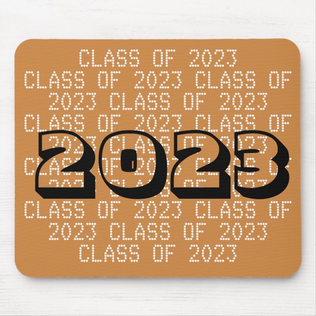 Klasse 2023 Gold Mousepad von Janz (Vorne)