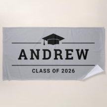 Klasse 2023 Grauer Personalisierter Graduate Name