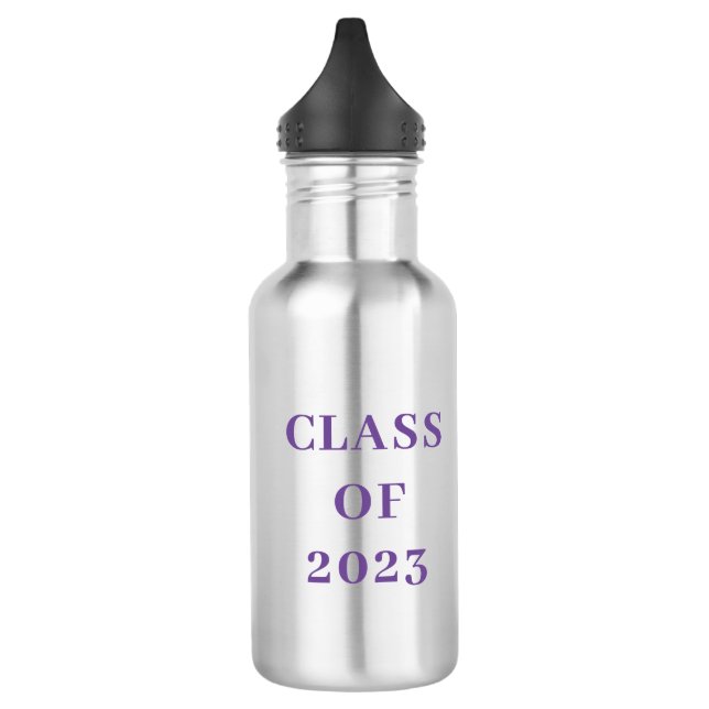Klasse 2023 mit Name Edelstahlflasche (Links)
