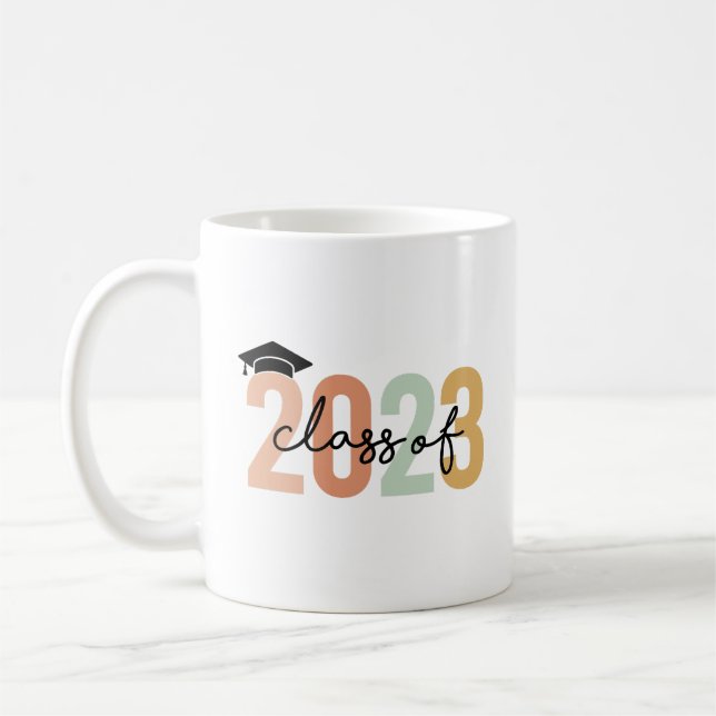 Klasse 2023, Senior Abschluss, Senioren 2023 Kaffeetasse (Links)