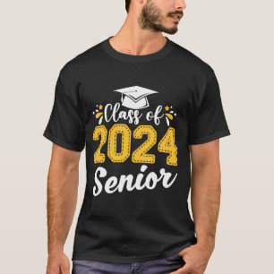 Klasse 2024 24 Hoher Graduate Funny Abschluss T-Shirt
