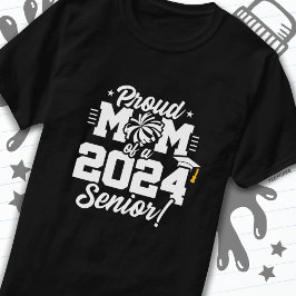 Klasse 2024 Abschluss Cheer Mama Senior 2024 T-Shirt