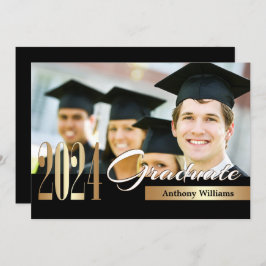 Klasse 2024 | Foto Graduation Party Einladung