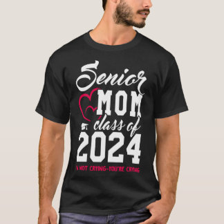 Klasse 2024 Hochrangige Geschenke Funny Senior Mam T-Shirt