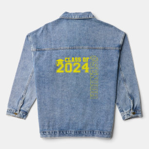 Klasse 2024 Hoher Abschluss Jeansjacke