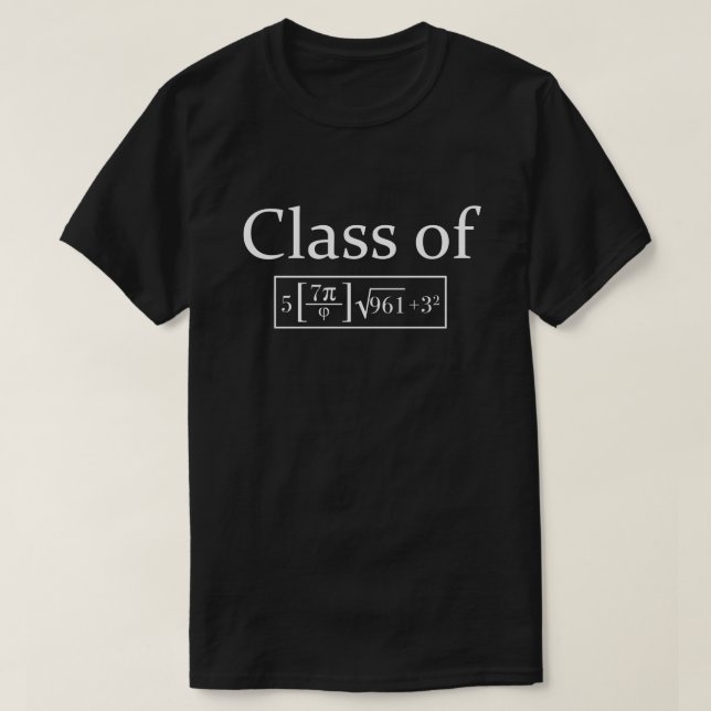 Klasse 2024 Math Geek Funny Pi 8. Klasse  T-Shirt (Design vorne)