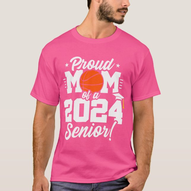 Klasse 2024 - Senior Year - Basketball Mama - Sen T-Shirt (Vorderseite)