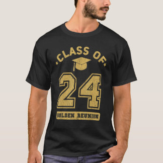 Klasse 2024 Uni Highschool Abschluss Reunio T-Shirt