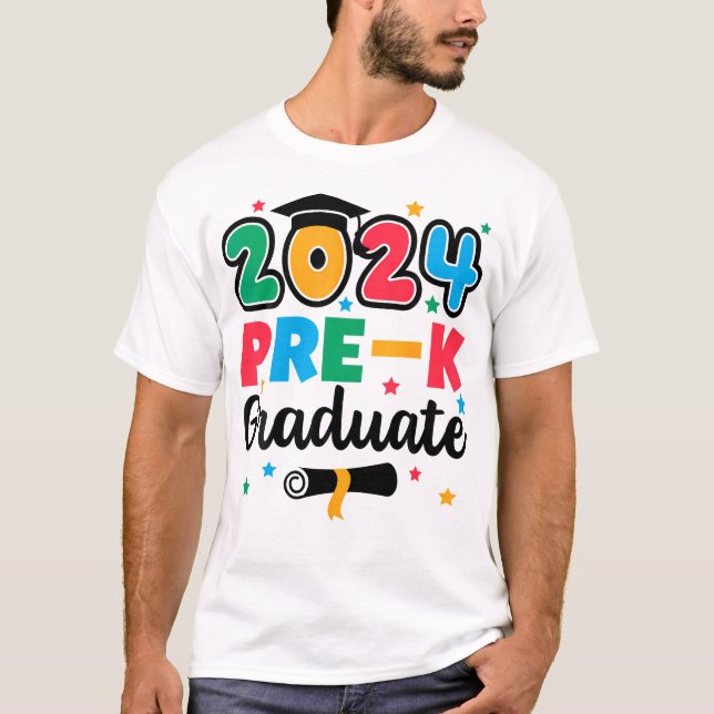 Klasse 2024 Vorschulkid vor dem K-Abschluss T-Shirt (Vorderseite)