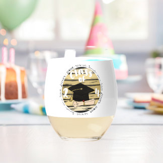 Klasse 2024 weinglas ohne stiel