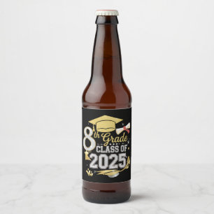 Klasse 2025 Abschluss Bierflaschenetikett