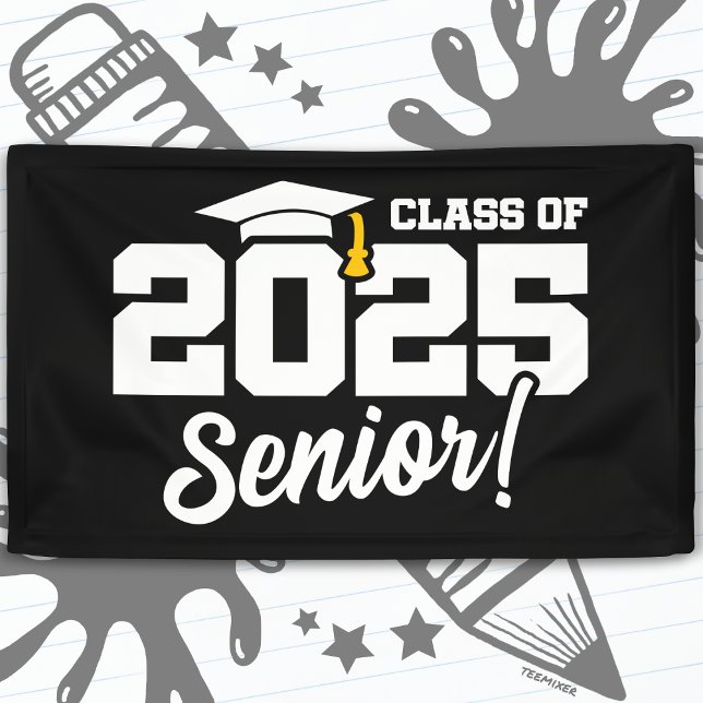 Klasse 2025 Abschluss Graduate Senior 2025 Banner (Von Creator hochgeladen)