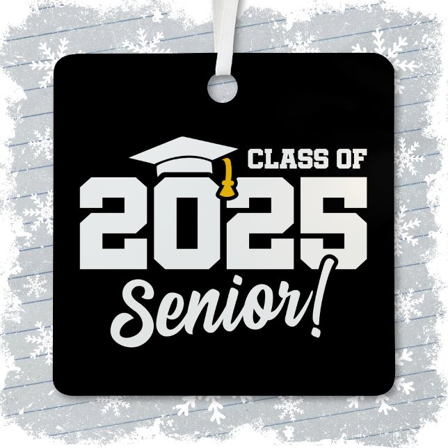 Klasse 2025 Abschluss Graduate Senior 2025 Ornament Aus Metall (Von Creator hochgeladen)