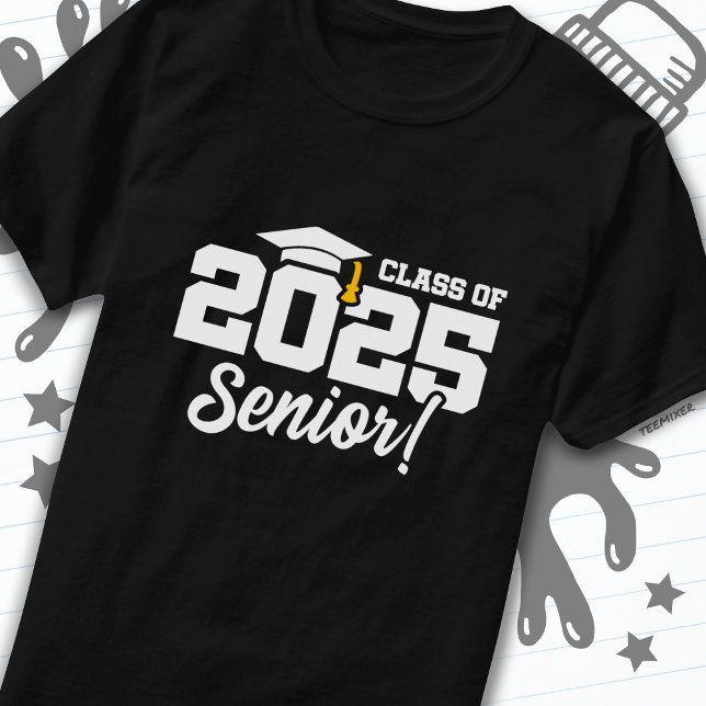 Klasse 2025 Abschluss Graduate Senior 2025 T-Shirt (Von Creator hochgeladen)