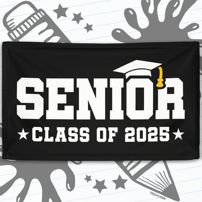 Klasse 2025 Abschluss High School Senior 2025 Banner (Von Creator hochgeladen)