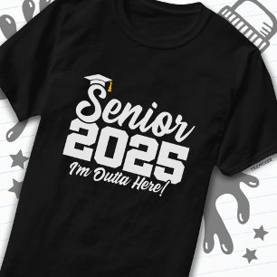 Klasse 2025 Abschluss High School Senior 2025 T-Shirt