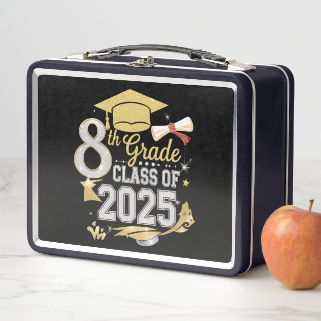 Klasse 2025 Abschluss Metall Brotdose (Beispiel)