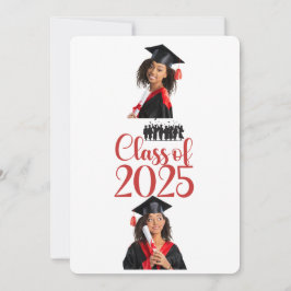 Klasse 2025 Abschluss Personalisiert Einladung