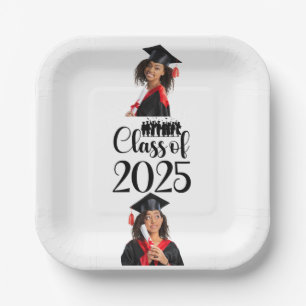 Klasse 2025 Abschluss Personalisiert Pappteller