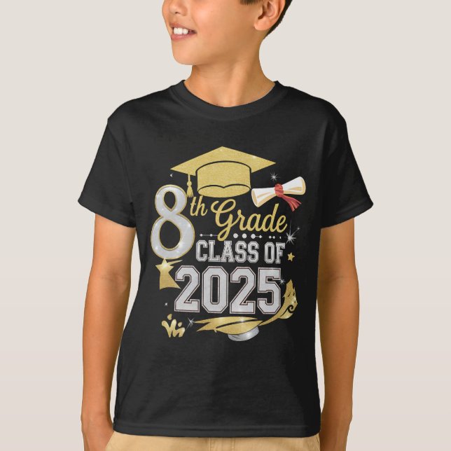 Klasse 2025 Abschluss T-Shirt (Vorderseite)