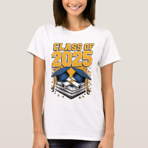 Klasse 2025 Abschluss T - Shirt - Senior Year Gif