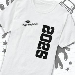 Klasse 2025 Abschluss Unterschreiben Mein Shirt Se