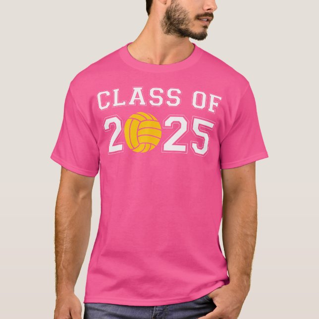 Klasse 2025 Abschluss Waterpolo Senior 2023 Wat T-Shirt (Vorderseite)