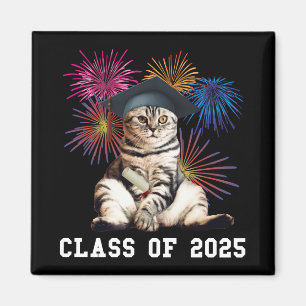 Klasse 2025 Cat Lover Magnet