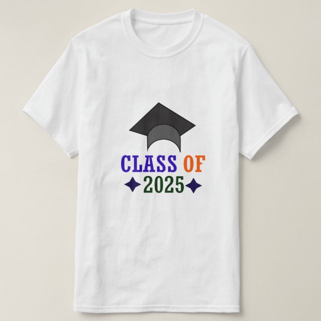 Klasse 2025 - Die Zukunft Beginnt T-Shirt (Design vorne)