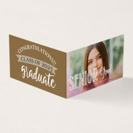 Klasse 2025 Foto Graduation Party Advice Card