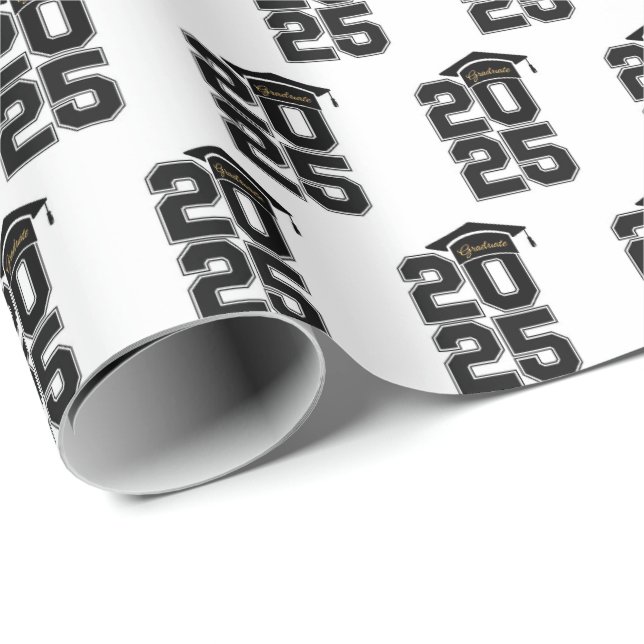 Klasse 2025 geschenkpapier (Rolleneckpunkt)