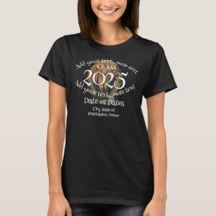 Klasse 2025 Ihre Jahresparty-Feier Abschluss T-Shirt