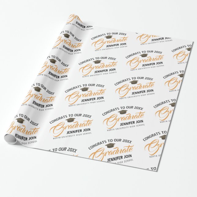 Klasse 2025 _ Klasse 2026 Absolvent Geschenkpapier (Ungerollt)