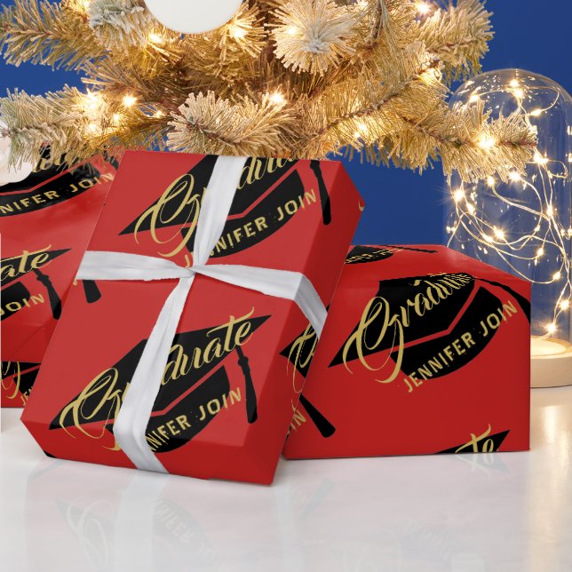 Klasse 2025, Klasse des Abschlusses 2026 Geschenkpapier (Feiertage)